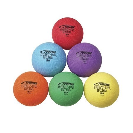 SPORTIME BALL PLAYGROUND POLY 8.5 INCH SET OF 6 PK 111000294